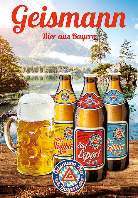 Geismann Helles Vollbier, Weißbier & Edel Export