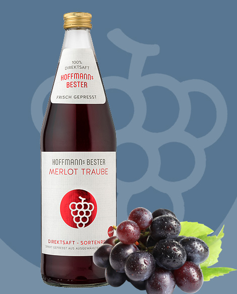 Hoffmann's Merlot Traube Direktsaft