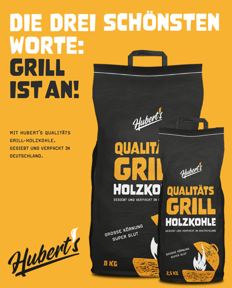 Hubert's Grillholzkohle Hubert's Grillholzkohle