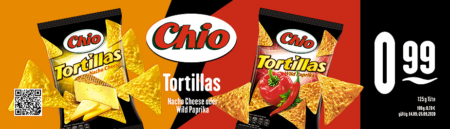 Chio Tortillas Nacho Cheese & Wild Paprika