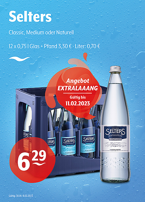 Original Selters Natürliches Mineralwasser