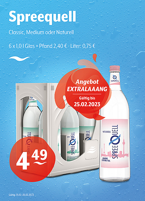 Spreequell Natürliches Mineralwasser