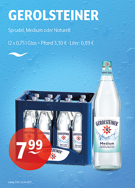 Gerolsteiner Natürliches Mineralwasser