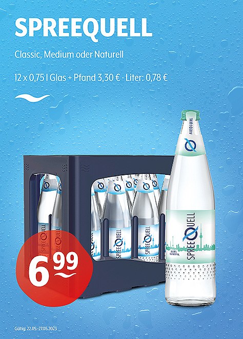Spreequell Natürliches Mineralwasser