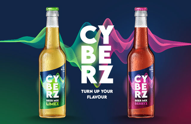 CYBERZ ist bei GH gelandet Neu in unseren Regalen bei Getränke Hoffmann: die Bier-Mix-Marke CYBERZ in zwei Sorten.