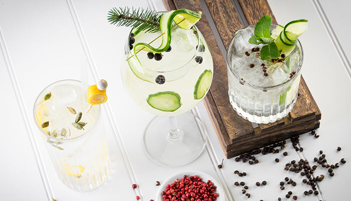 Bei GH die Vielfalt des Gins entdecken Nur Wacholder eint Gin. Ansonsten sorgen viele verschiedene Botanicals für ganz unterschiedliche Aromen. Und das Beste: durch den Mix steigert sich die Bandbreite noch!