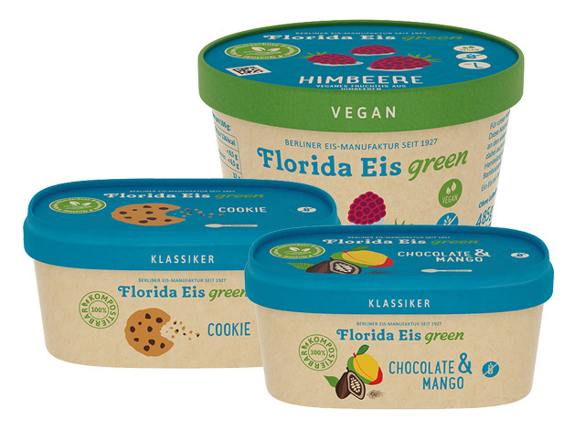 Florida Eis Sorten bei GH Freu dich zum Beispiel auf die beliebten Sorten wie Cookie, Himbeere oder das perfekte Duo Chocolate & Mango bei Getränke Hoffmann.