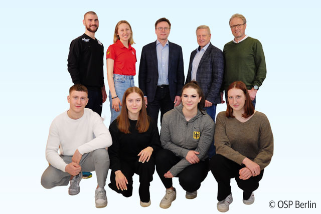 GH-Team 2023 beim OSP Berlin Spitzensport und Spitzenengagement – das GH-Team 2023 beim Olympiastützpunkt Berlin.