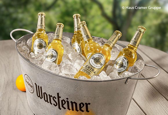 Sommerspaß mit Warsteiner Extra bei GH Extra Sommerspaß von Warsteiner eisgekühlt – ob beim Picknick oder auf Balkonien.