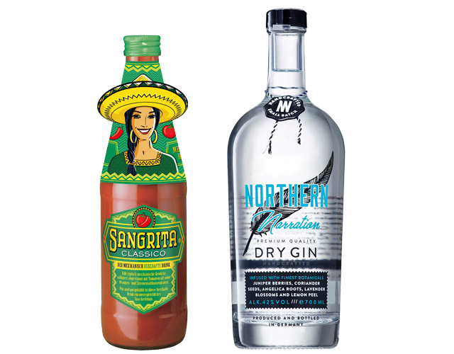 SANGRITA CLASSICO und NORTHERN NARRATION bei GH Flasche SANGRITA CLASSICO und NOTHERN NARRATION