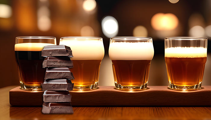 Food Pairing – Bier und Schokolade - 3 Eine große Geschmacksvielfalt bietet die Kombination von Bier und Schokolade.