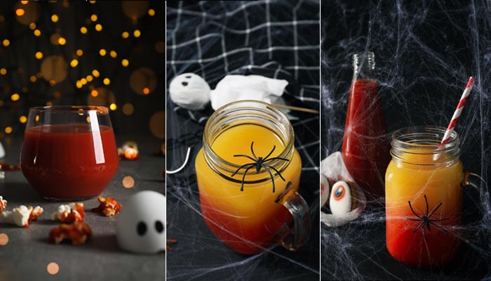 Getränke-Grusel-Trends für Halloween (3) Blutgetränktes Popcorn, Spinnen und Gespenster am Glas oder Glubschaugen im Drink – Halloween kann kommen!