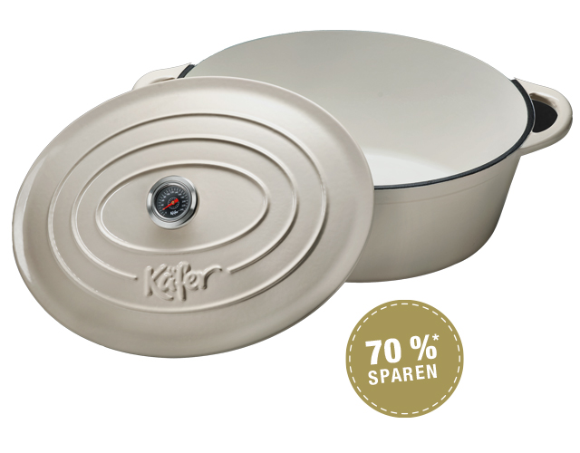 GH-Treueaktion Käfer gusseiserner Bräter Käfer gusseiserner Bräter – 70 % Preisvorteil