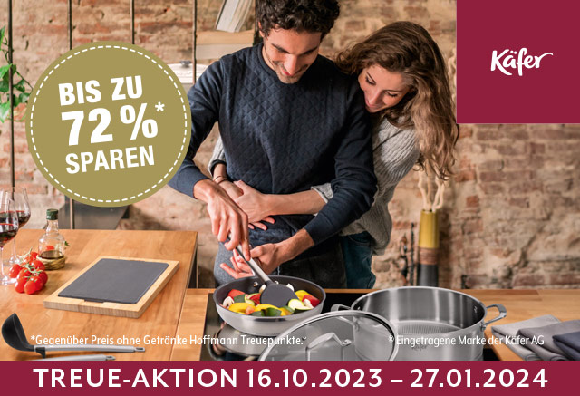 Käfer Treuepunktaktion bei GH Unvergessliche Genussmomente mit Käfer und GH – bis zu 72 % sparen