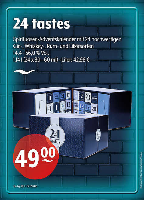 24 Tastes Spirituosen Adventskalender