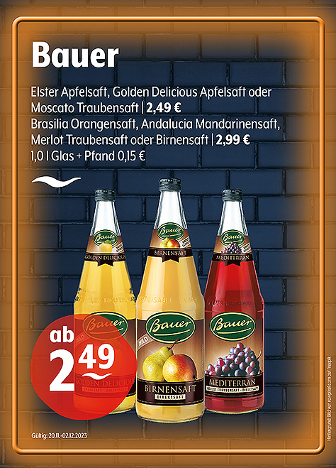 Bauer Fruchtsäfte