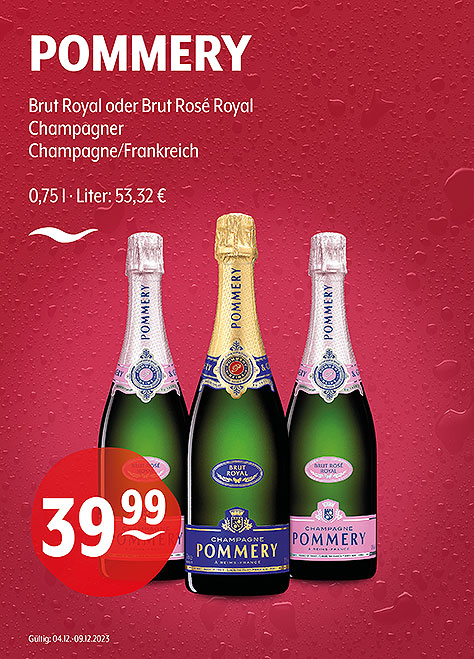 Pommery Brut Royal & Brut Rosé Royal