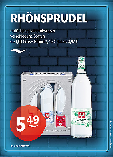 RhönSprudel Natürliches Mineralwasser
