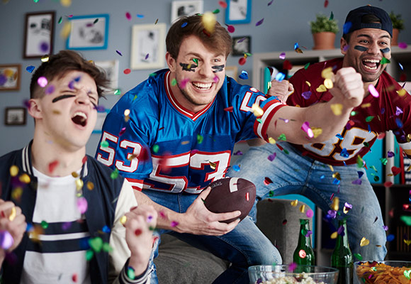 Ob Sieg oder Niederlage – mit den Getränken von uns wird es auf jeden Fall ein unvergesslicher Football-TV-Abend.