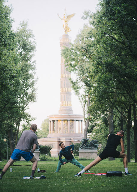 LSB Berlin Sport an der Berliner Siegessäule