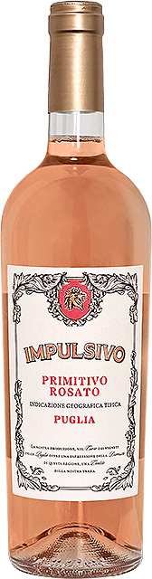 Impulsivo Primitivo Rosato Primitivo Rosato aus Apulien in der 0,75 L Flasche