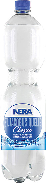 Besonders spritzig: NERA Classic Mineralwasser NERA Classic Mineralwasser in der 1,5 L PET-Flasche