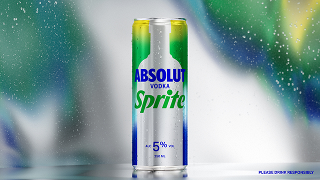 Design von ABSOLUT Vodka Sprite (1) 250-ml-Slimdose von ABSOLUT Vodka Sprite