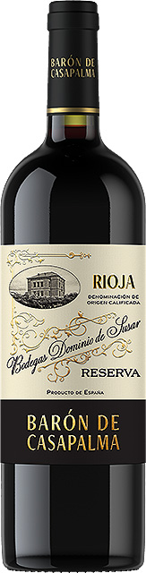 Rioja Reserva von Barón de Casapalma Eine Flasche/Ein Glas Rioja Barón de Casapalma Reserva