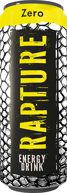 RAPTURE Zero Eine Dose zuckerfreier RAPTURE Energy Drink in der Sorte Zero