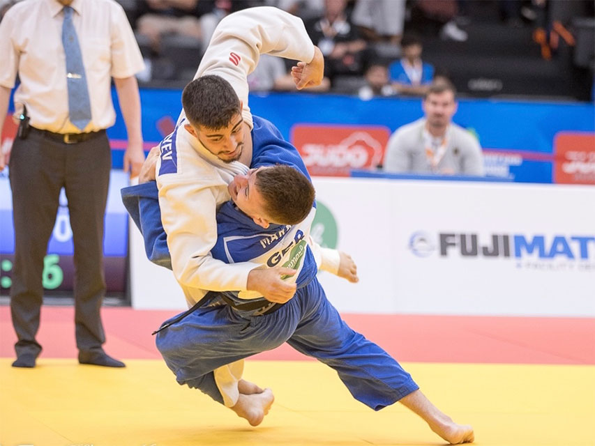 Judo-Wettkampf mit Levi Märkt (1) Szene aus Judo-Wettkampf mit Levi Märkt