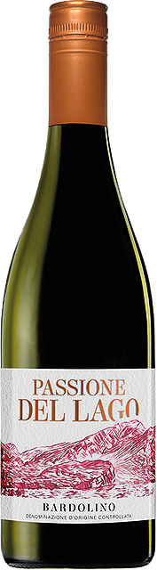 Rotwein vom Gardasee Passione del Lago Bardolino Classico in einer 0,75L Flasche
