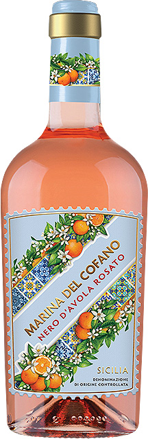 Sizilianischer Rosé von MARINA DEL COFANO MARINA DEL COFANO Nero d’Avola Rosato: Roséwein aus Sizilien in der 0,75L Flasche