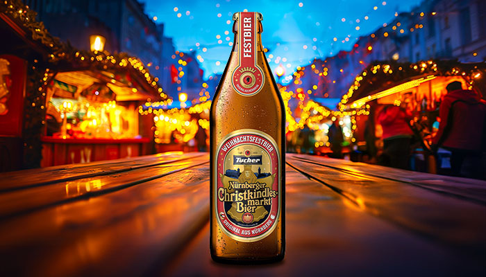 Weihnachtsstimmung mit Tucher Christkindlesmarkt Bier (3) Tradition auf dem Nürnberger Christkindlesmarkt: Tucher Christkindlesmarkt Bier