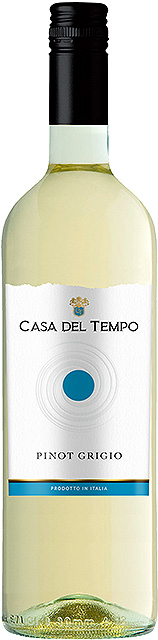 Casa del Tempo Eine elegante Flasche CASA DEL TEMPO Pinot Grigio – der perfekte Wein für entspannte Momente.