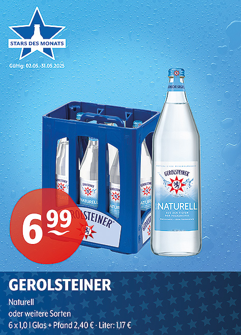 Gerolsteiner Natürliches Mineralwasser