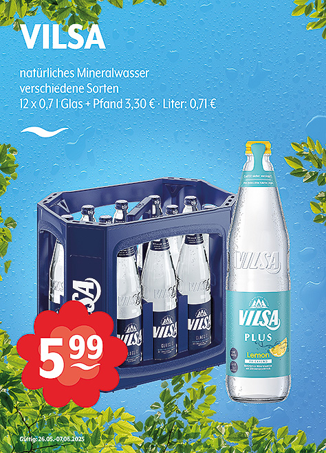 Vilsa Natürliches Mineralwasser