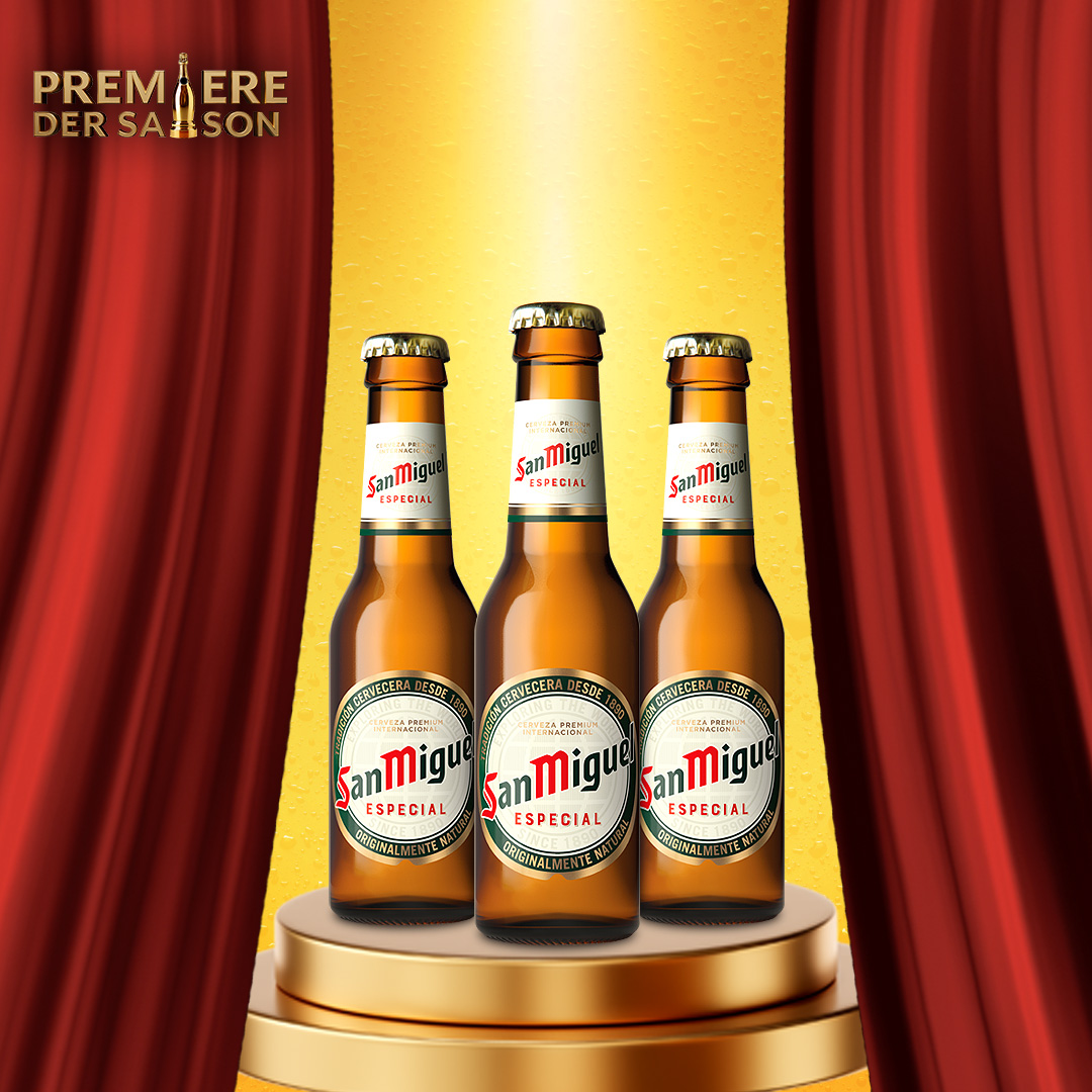 San Miguel Especial - nun neu in der 0,2 l Flasche bei GH