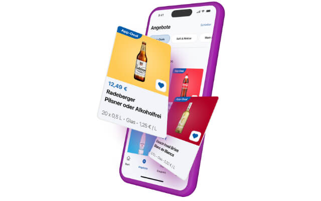 GH GO App von Getränke Hoffmann HomeScreen Handy GH GO App von Getränke Hoffmann HomeScreen Handy