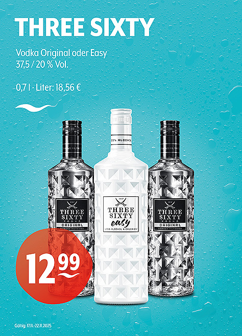 Three Sixty Vodka Original & Easy