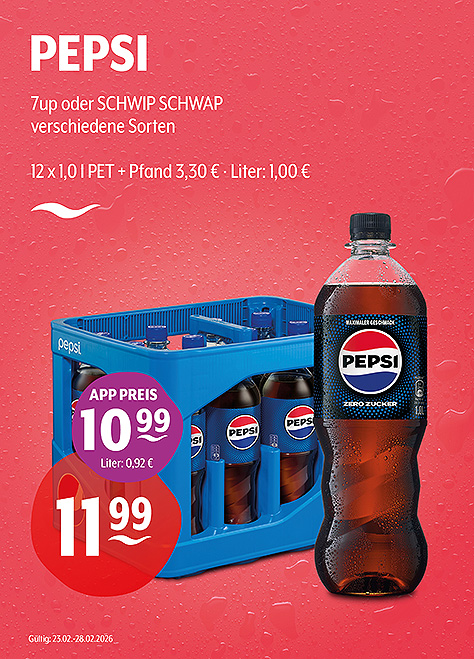 Pepsi, 7up & Schwip Schwap