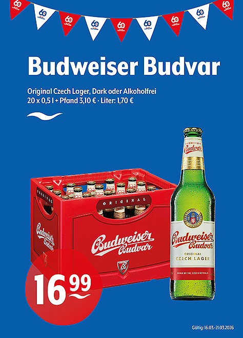 Budweiser Budvar Original Czech Lager