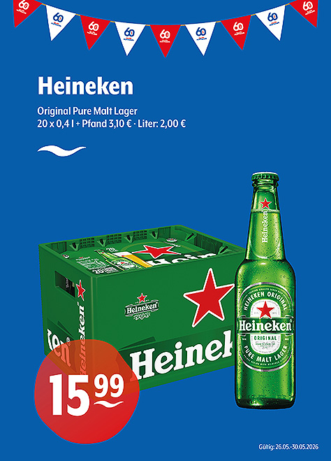 Heineken Original Pure Malt Lager