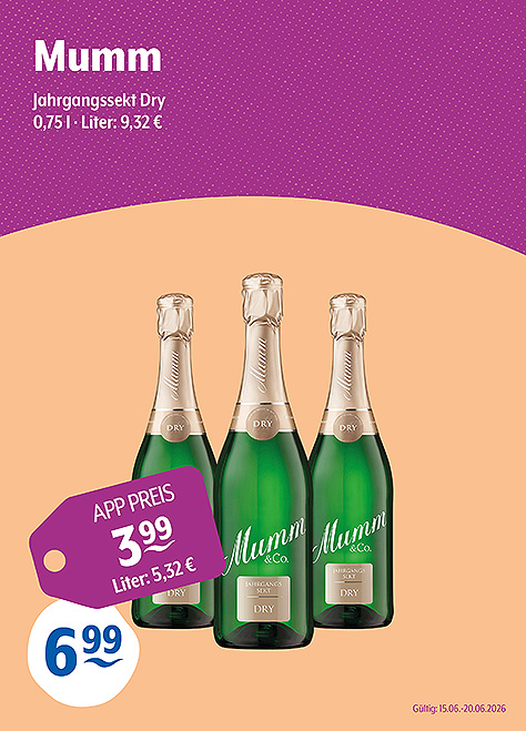 Mumm Jahrgangssekt Dry