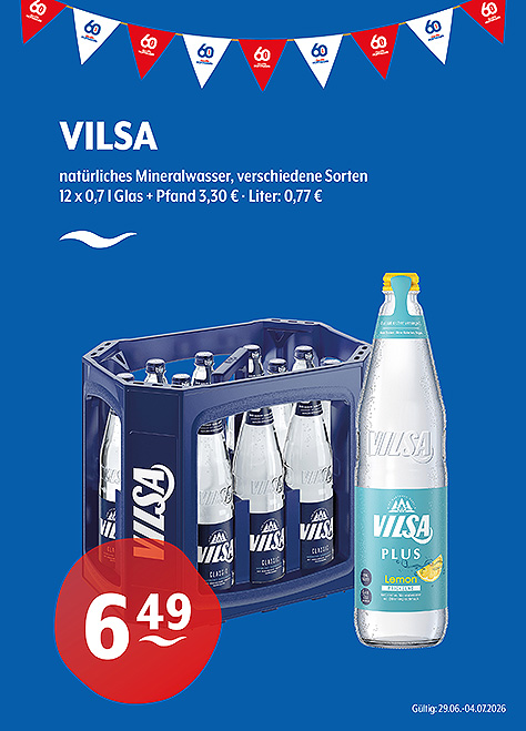 Vilsa Natürliches Mineralwasser