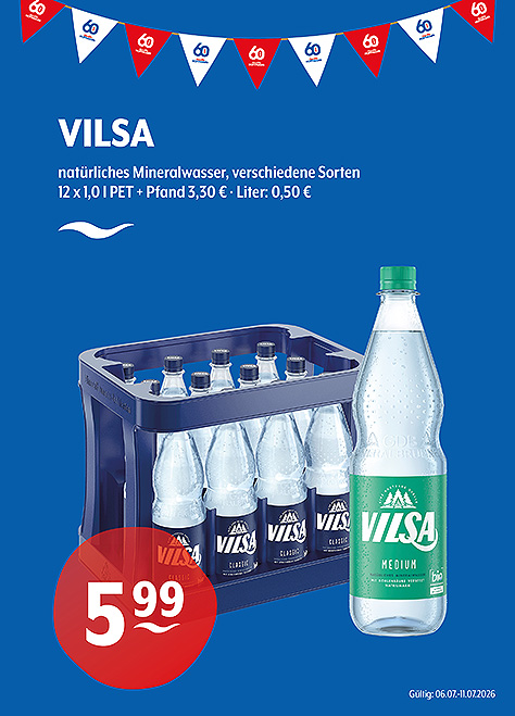 Vilsa Natürliches Mineralwasser
