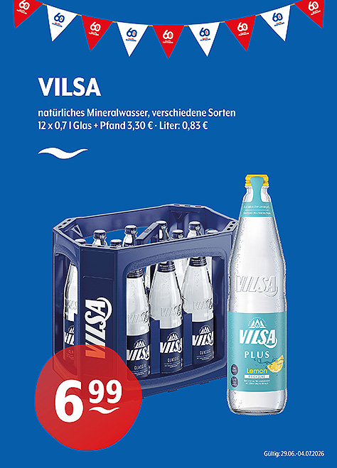 Vilsa Natürliches Mineralwasser