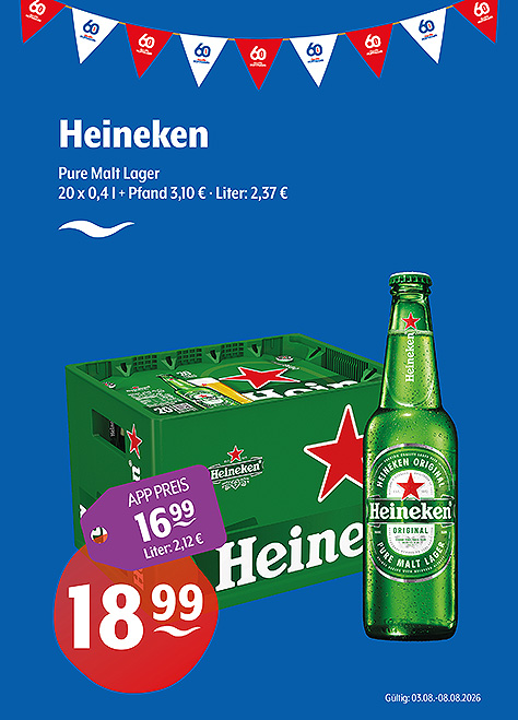 Heineken Original Pure Malt Lager