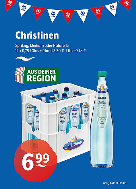 Christinen Natürliches Mineralwasser