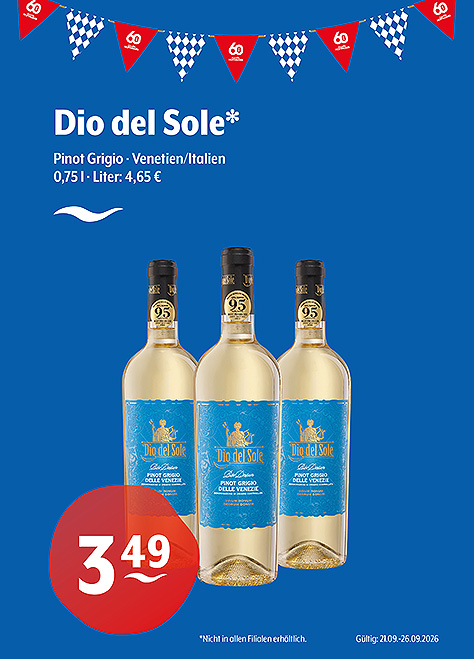 Dio del Sole Pinot Grigio