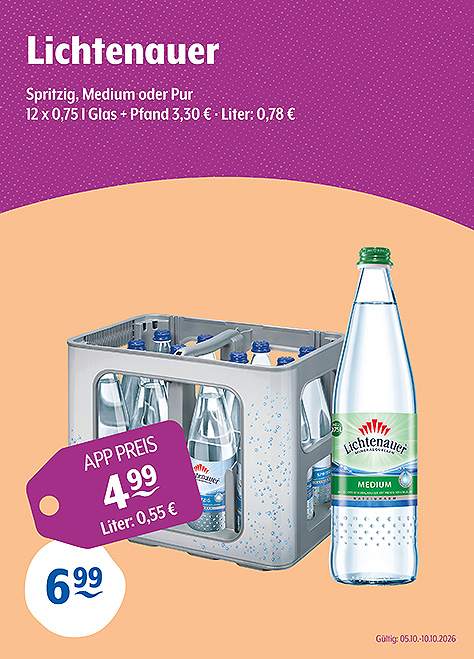 Lichtenauer Natürliches Mineralwasser